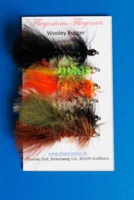 Fliegentom Sortiment Woolleybugger - Bild 1 von 4