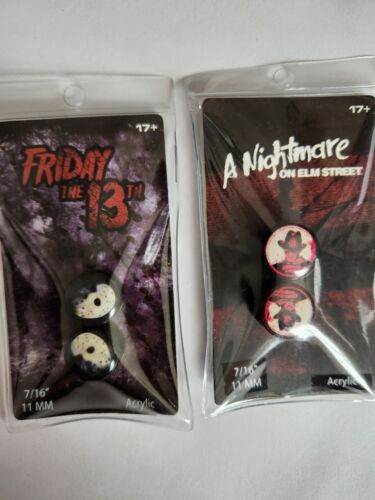 7/16 11mm Freddy And Jason Halloween Plugs Guages