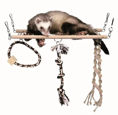 TRIXIE HANGING SUSPENSION BRIDGE RAT FERRET CHINCHILLA CAGE TOY 6905 - Image 1 of 3