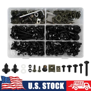 253PCS CNC Motorcycle Fairing Bolts Kit Bodywork Screws for Suzuki GSXR150/1000 - Picture 1 of 10
