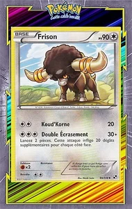 Frison - N&B: Noir et Blanc - 90/114 - Carte Pokemon Française - Picture 1 of 1
