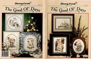 Good Ol' Days Cross Stitch Pattern Booklet Stoney Creek 1993 VTG Kids Kid Design - Picture 1 of 1