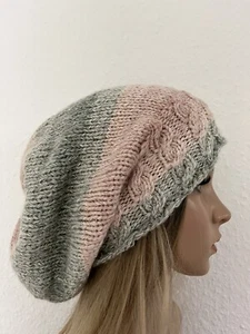 Boshi / Strick-Mütze / Longbeanie /Gr. M - L /Neu! / Baumwolle Merino Cashmere - Bild 1 von 6
