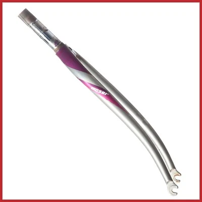 MOSER FORK LEADER AX THREADED 1" STEEL COLUMBUS 28" VINTAGE 90s CAMPAGNOLO 700C - Image 1 of 4