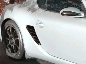 Fit For Carbon Fiber Porsche 2006-2012 boxster S 987 Side Air Vents 1 pair - Picture 1 of 4