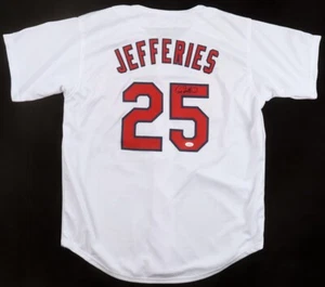 Gregg Jefferies Signed Cardinals Jersey (JSA COA) St. Louis 2xAll Star 2nd Base - Picture 1 of 6