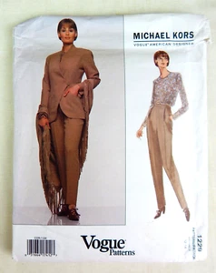 Vogue American Designer Michael Kors 12-14 Jacket Top Pants Shawl #1229 - UNCUT - Picture 1 of 2
