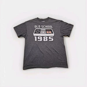 Official Nintendo NES Controller Old School 1985 T-Shirt Large Cotton Blend EUC - Picture 1 of 4
