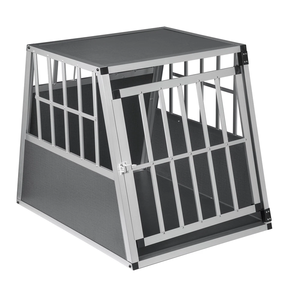 EUGAD Hundetransportbox - Silber/Grau (0005LL)