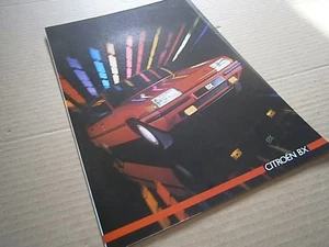 Catalogue  pub auto prospectus brochure: Citroën BX - Picture 1 of 9