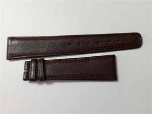 VINTAGE 1970'S IWC 20MM BROWN LEATHER BAND STRAP                    #7670 - Picture 1 of 5