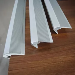 Aluminium Profile For Stair/ Edge / Trim 1 Meter for LED Strips Frosted Cover - Picture 1 of 9