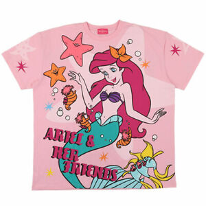 IN HAND Tokyo Disney Resort T-Shirts Ariel UNISEX Big Silhouette Little Mermaid
