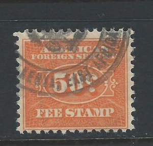 Bigjake: RK-33, 50 centavos servicio exterior tarifa consular - Imagen 1 de 2