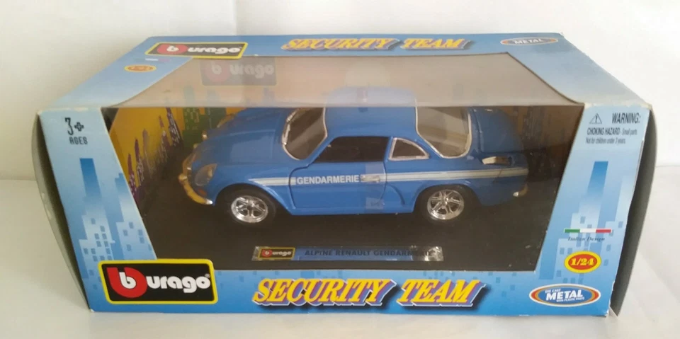 ALPINE RENAULT GENDARMERIE BURAGO SCALA 1/24 - Immagine 1 di 1