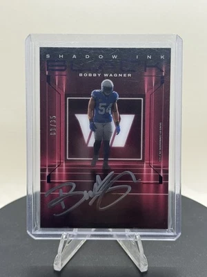 2024 Panini Black Bobby Wagner Shadow Ink On Card Auto /35 - Image 1 of 2