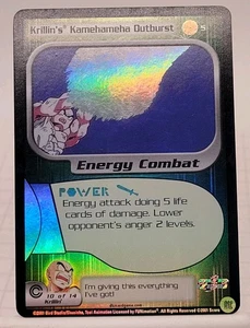 Krilin's Kamehameha Outburst Raro Holo DBZ TCG Excelente Estado - Imagen 1 de 2