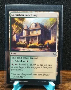 Suburban Sanctuary L0185 Marvel's Spider-Man Magic The Gathering - Picture 1 of 2