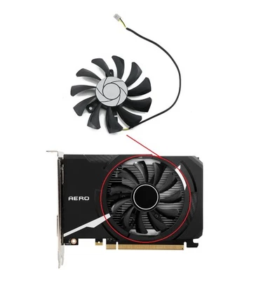 Cooling Fan For MSI GTX 1030 750Ti 750 N740 GTX730 GTX740 R7 250  HA8010H12F-Z - Image 1 of 4