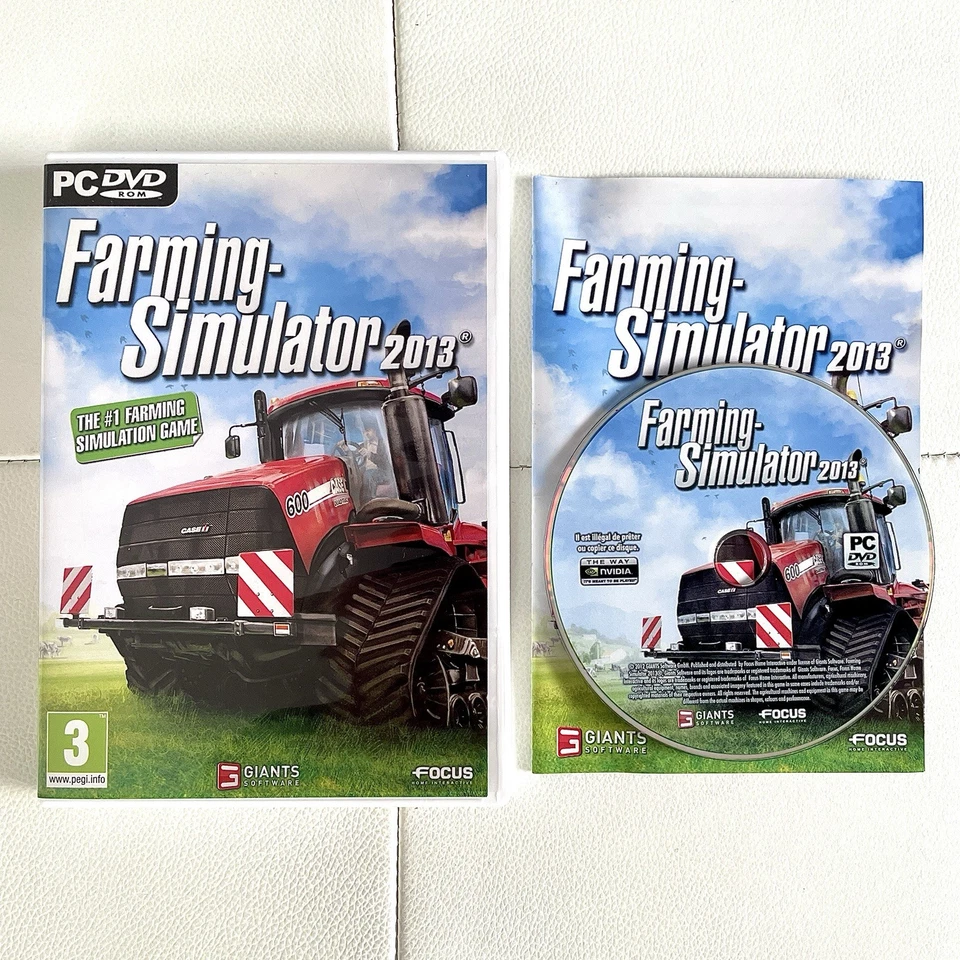 Farming Simulator 2013 DVD Mac y PC Juego Como Nuevo Disco Manual Probado y Funcionando Foto 1 de 4