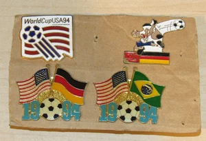 1994 World Cup Soccer Pin Lot Of 4 - Picture 1 of 3