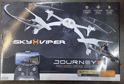 Sky Viper Journey SE Pro Video Drone - New (Damaged Box) - Image 1 of 3