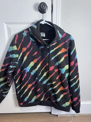 Moletom Victoria's Secret rosa vintage arco-íris zebra pulôver tamanho médio - Imagem 1 de 3