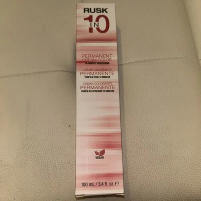 Color de cabello crema permanente Rusk in 10, rubio arena claro, 3,4 oz Foto 1 de 4