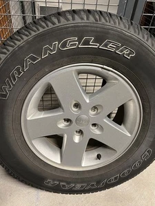 5 jeep wrangler wheels and tires - Picture 1 of 5