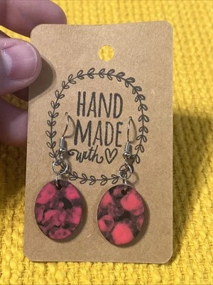 Pendientes Pequeños Coloridos NUEVO Rosa Foto 1 de 4