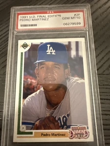 1991 Upper Deck Final Edition - Pedro Martinez #2F (RC) - Picture 1 of 4