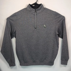 Pullover deportivo Footjoy Performance Golf 1/4 cremallera para hombre gris medio manga larga - Imagen 1 de 8