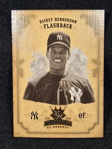 2004 Donruss Diamond Kings #153 Rickey Henderson Sepia - Picture 1 of 2