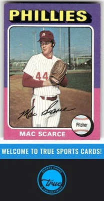 1975 Topps Mini #527 Mac Scarce - Image 1 of 2