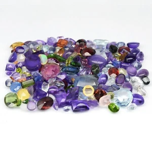 💎 ¡¡FUNPACK!! 197 un./Lote de piedras preciosas geniunas "MEZCLADAS Y ALEATORIAS" NO VERIFICADAS. - Imagen 1 de 4