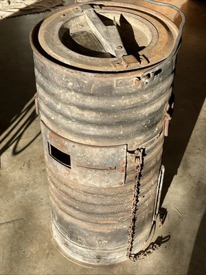 RARE SIMPLEX RAILROAD CAR Charcoal HEATER, St. Louis Southwestern COTTON BELT - Image 1 of 4