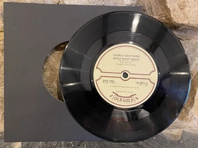 Everly Brothers - Walk Right Back / Ebony Eyes - 7” Vinyl Single 1980 OG 9071 - Image 1 of 4