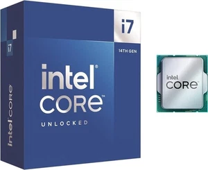Processeur de bureau gaming Intel Core i7-14700K neuf 20 cœurs 8 cœurs P + 12 cœurs E - Photo 1/5