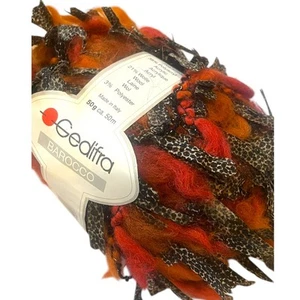 Gedifra BAROCCO Italian Super Bulky Yarn |1720 Orange Brown Rust - Picture 1 of 6