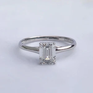 Damen 14 kt Weißgold Lab Grown Diamant 1,01 kt - Bild 1 von 5