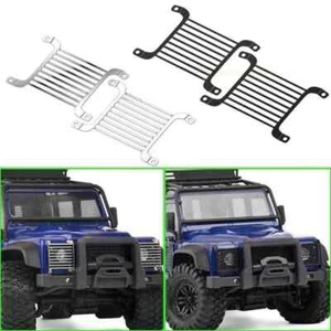 1 Paar Metall Frontlampe Abdeckung für 1/18 RC Crawler Traxxas TRX4M Auto Defender D110 - Bild 1 von 8
