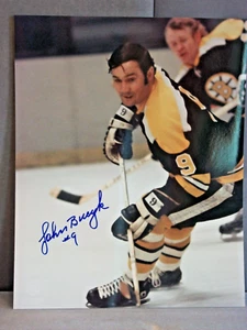 JOHNNY BUCYK AUTOGRAPH 8X10 PHOTO W/ COA BY "SPORTS IMAGES" - Picture 1 of 4