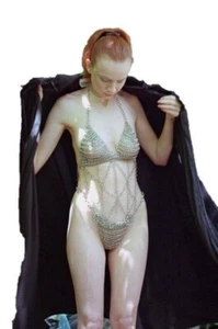 new design Chainmail Bikini Silver Bra & Pantie Hot Intimate Swim Costume - Bild 1 von 4