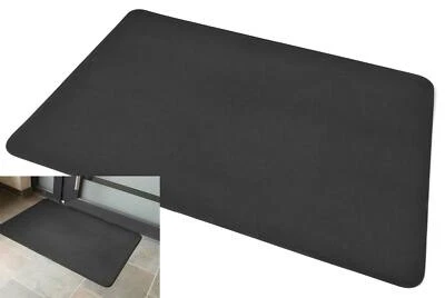 Türmatte Vorleger Schmutzfangmatte 60x40cm Schwarz Velours Matte Schutzmatte Tür - Bild 1 von 2