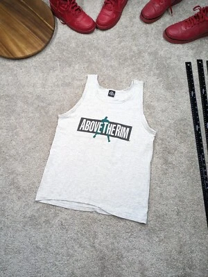 Camiseta sin mangas de baloncesto mediana vintage por encima del borde Hoopwear HECHA EN EE. UU. PUNTADA ÚNICA Foto 1 de 4