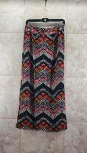 32" Cato Chevron elastische Taille JM Sportswear langer Maxirock gerade Größe S - Bild 1 von 6