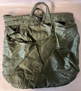 2006 US Army Aviation Flyer’s Olive Green Pilot Helmet Bag w/ Pockets UNICOR - Picture 1 of 6