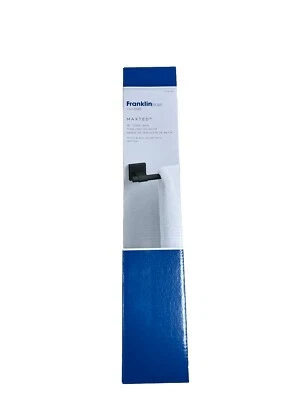 Toallero Franklin de latón máximo 18 pulgadas plano negro MAX18-MB-R Foto 1 de 3