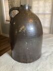 Antique Primitive Brown Salt Glazed Stoneware Beehive 2 Gallon Crock Jug