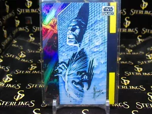 2021 TOPPS CHROME STAR WARS GALAXY Frozen In Carbonite REFRACTOR #4 HOTT HOTT!!! - Picture 1 of 2